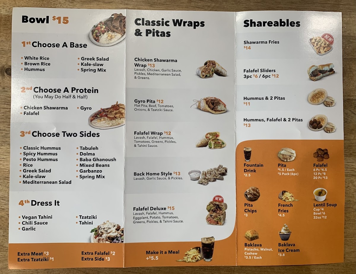 Yafa Hummus Menu - Image 4